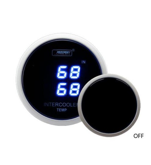 Prosport manometro temperatura acqua serie Supreme(celsius, 52mm,  picco/allarme) 